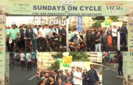 63rd Edition of Fit India Sundays on Cycle Rally RK Beach in Visakhapatnam Vizag Vision