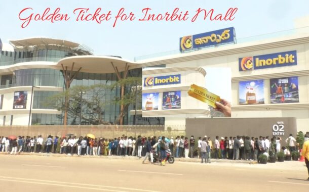 Huge Crowd for Golden Ticket for Inorbit Mall in Visakhapatnam Vizag Vision