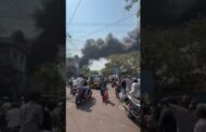 Fire 🔥 Accident at Old Town vizag #Vizagvision #ytshots