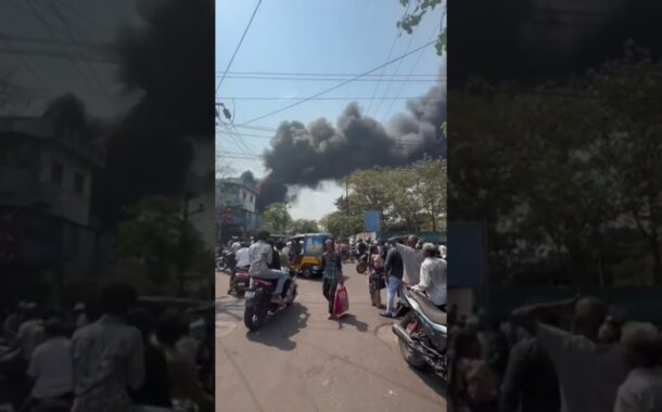 Fire 🔥 Accident at Old Town vizag #Vizagvision #ytshots