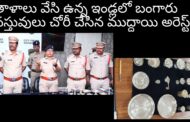 తాళాలు వేసి ఉన్న ఇండ్లలో బంగారు వస్తువులు   చోరీ చేసిన ముద్దాయి అరెస్ట్ DCP K.Latha Madhuri in Vizag