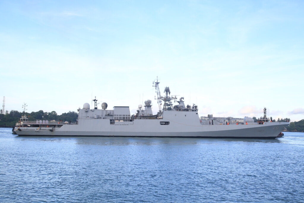 INDIAN NAVAL SHIP TRIKAND ARRIVES AT MOMBASA, KENYAINS Trikand, frontline guided missile frigate of the Indian Navy, arrived atMombasa, Kenya, on 07 Apr 2026, as part of its ongoing deployment in theSouth West Indian Ocean Region. The visit aims to strengthen maritimecooperation and enhance bilateral ties between India and Kenya.The port call coincides with the visit of VAdm KrishnaSwaminathan, Flag Officer Commanding-in-Chief, Western NavalCommand, to Kenya.Professional, cultural and social engagements will be progressed duringthe stay, and essential stores will be handed over to the Kenya DefenceForces. Additionally, the ship’s Commanding Officer will call on seniorgovernment functionaries.On departure from Mombasa, INS Trikand will engage in a PassageExercise (PASSEX) with units of the Kenya Navy. The exercise will facilitateexchange of Best Practices and enhance bilateral maritime interoperability.The port call by INS Trikand is aligned with India’s vision ofMAHASAGAR - Mutual and Holistic Advancement for Security andGrowth Across Regions.