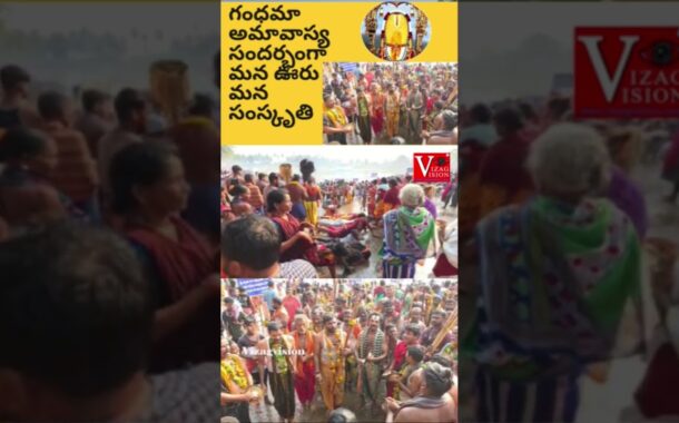గంధమా అమావాస్య సందర్భంగా మన ఊరు - మన సంస్కృతి భక్తిశ్రద్ధలతో  పూజలు సింహాచలం #Vizag Vision #ytshots